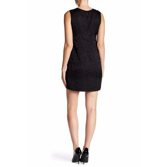 NWOT Theory Adraya Black Ivy Jacquard Shift Dress Size 2 - Picture 7 of 8